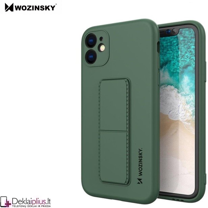 Wozinsky 4in1 švelnaus silikono dėklas - žalias (telefonui Apple Iphone 13 Mini) Wozinsky 4in1 švelnaus silikono dėklas - žalias (telefonui Apple Iphone 13 Mini)